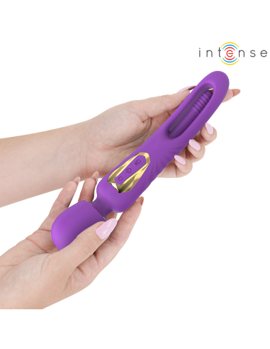 INTENSE - CHRISTY VIBRADOR WAND CON LENGUA GIRATORIA