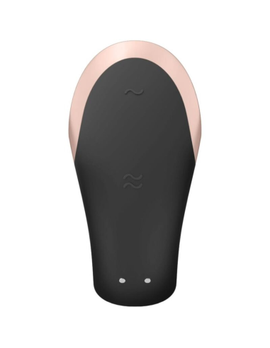 SATISFYER - APP DOUBLE LOVE VIBRADOR PAREJAS LUXURY NEGRO