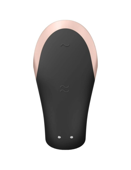 SATISFYER - APP DOUBLE LOVE VIBRADOR PAREJAS LUXURY NEGRO