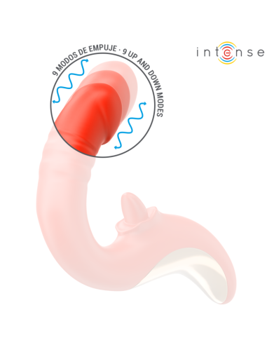 INTENSE - PAULINA VIBRADOR and ESTIMULADOR EN FORMA DE U ROJO