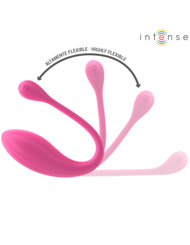 INTENSE - JANICE HUEVO VIBRADOR U DOBLE ESTIMULACIÓN 10 VIBRACIONES ROSA CONTROL REMOTO