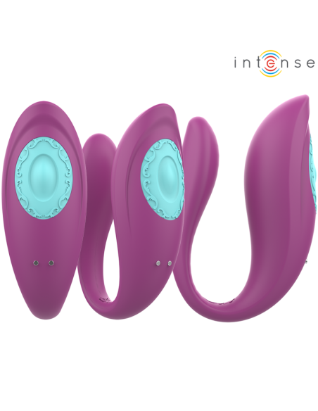 INTENSE - ANNIE ESTIMULADOR and VIBRADOR FORMA DE U MORADO CONTROL REMOTO
