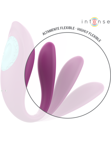 INTENSE - ANNIE ESTIMULADOR and VIBRADOR FORMA DE U MORADO CONTROL REMOTO