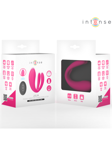 INTENSE - JULIA VIBRADOR and ESTIMULADOR DE PINZAS CONTROL REMOTO