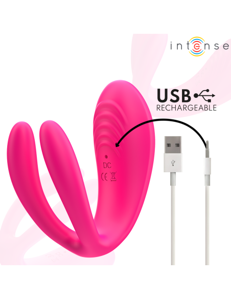 INTENSE - JULIA VIBRADOR and ESTIMULADOR DE PINZAS CONTROL REMOTO