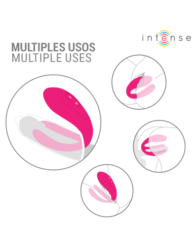 INTENSE - JULIA VIBRADOR and ESTIMULADOR DE PINZAS CONTROL REMOTO