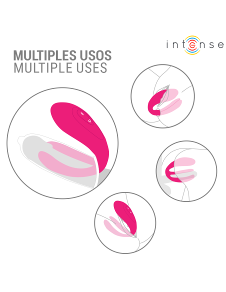INTENSE - JULIA VIBRADOR and ESTIMULADOR DE PINZAS CONTROL REMOTO