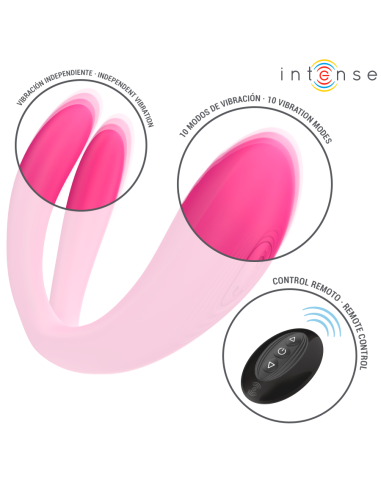 INTENSE - JULIA VIBRADOR and ESTIMULADOR DE PINZAS CONTROL REMOTO