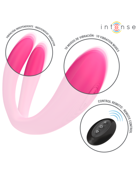 INTENSE - JULIA VIBRADOR and ESTIMULADOR DE PINZAS CONTROL REMOTO