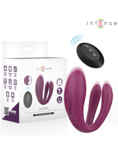 INTENSE - SANDRA VIBRADOR and ESTIMULADOR DE PINZAS CON GOLPETEO CONTROL REMOTO