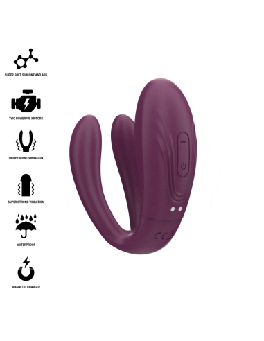 INTENSE - SANDRA VIBRADOR and ESTIMULADOR DE PINZAS CON GOLPETEO CONTROL REMOTO