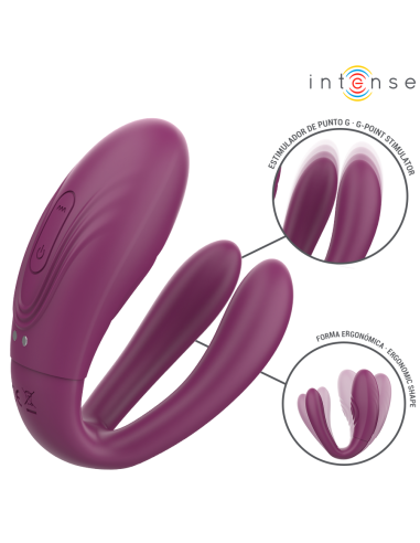 INTENSE - SANDRA VIBRADOR and ESTIMULADOR DE PINZAS CON GOLPETEO CONTROL REMOTO