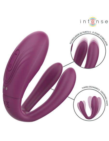 INTENSE - SANDRA VIBRADOR and ESTIMULADOR DE PINZAS CON GOLPETEO CONTROL REMOTO