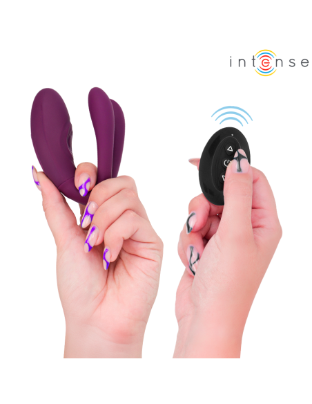 INTENSE - SANDRA VIBRADOR and ESTIMULADOR DE PINZAS CON GOLPETEO CONTROL REMOTO