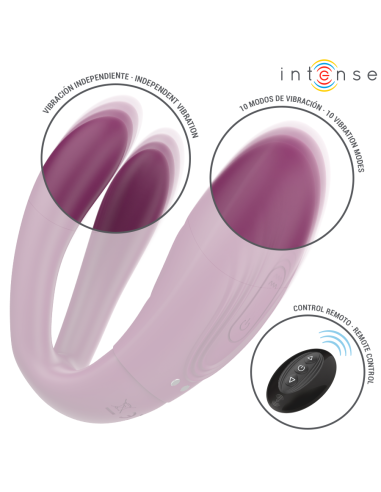 INTENSE - SANDRA VIBRADOR and ESTIMULADOR DE PINZAS CON GOLPETEO CONTROL REMOTO
