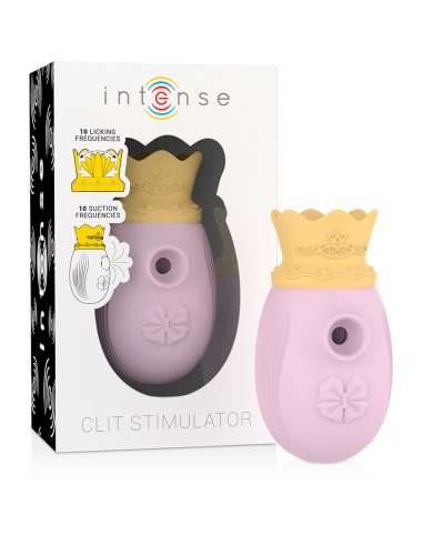 INTENSE - ESTIMULADOR CLÍTORIS 10 MODOS DE SUCCIÓN Y LICKING - ROSA