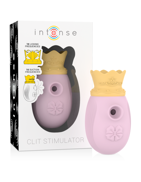 INTENSE - ESTIMULADOR CLÍTORIS 10 MODOS DE SUCCIÓN Y LICKING - ROSA