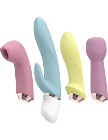 SATISFYER - MARVELOUS FOUR SET VIBRADOR and SUCCIONADOR