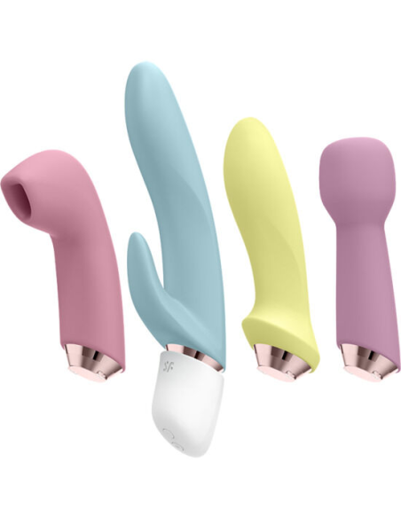 SATISFYER - MARVELOUS FOUR SET VIBRADOR and SUCCIONADOR
