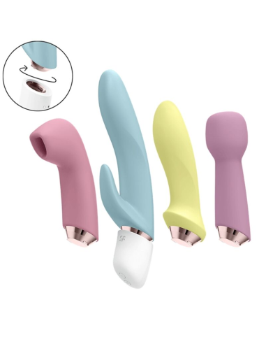 SATISFYER - MARVELOUS FOUR SET VIBRADOR and SUCCIONADOR