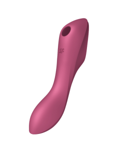 SATISFYER - CURVY TRINITY 3 ESTIMULADOR Y VIBRADOR ROJO