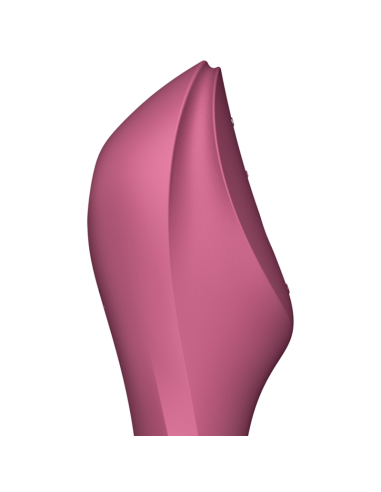 SATISFYER - CURVY TRINITY 3 ESTIMULADOR Y VIBRADOR ROJO