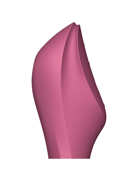 SATISFYER - CURVY TRINITY 3 ESTIMULADOR Y VIBRADOR ROJO