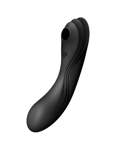 SATISFYER - CURVY TRINITY 4 ESTIMULADOR Y VIBRADOR NEGRO