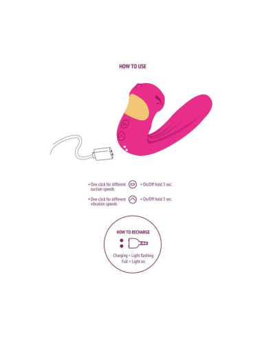 XOCOON - CELESTIAL LOVE VIBE ESTIMULADOR FUCSIA