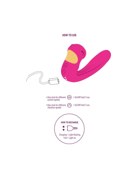 XOCOON - CELESTIAL LOVE VIBE ESTIMULADOR FUCSIA