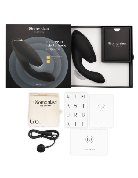 WOMANIZER - DUO 2 ESTIMULADOR NEGRO