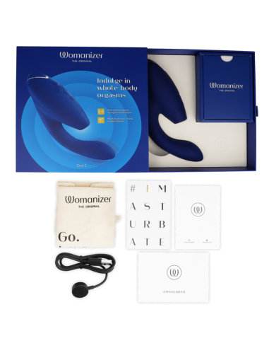 WOMANIZER - DUO 2 ESTIMULADOR AZUL