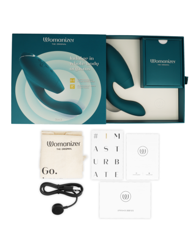 WOMANIZER - DUO 2 ESTIMULADOR AZUL PETRÓLEO