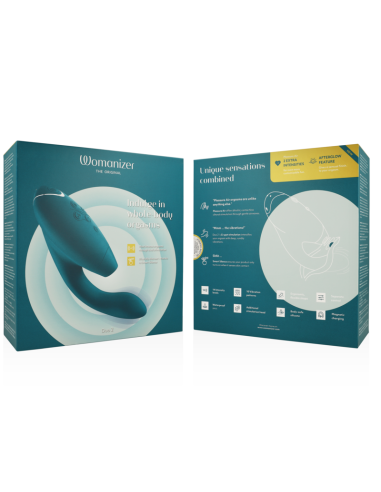 WOMANIZER - DUO 2 ESTIMULADOR AZUL PETRÓLEO