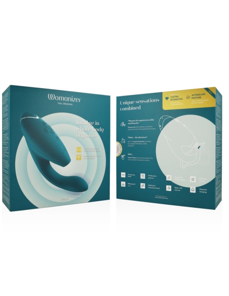 WOMANIZER - DUO 2 ESTIMULADOR AZUL PETRÓLEO