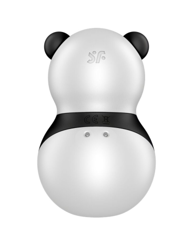 SATISFYER - POCKET PANDA ESTIMULADOR and VIBRADOR BLANCO Y NEGRO