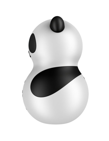 SATISFYER - POCKET PANDA ESTIMULADOR and VIBRADOR BLANCO Y NEGRO