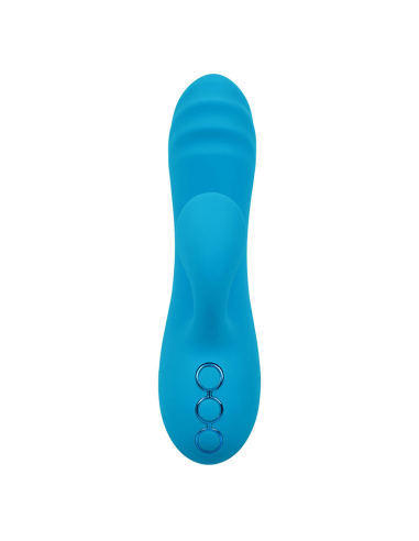 CALEXOTICS - SUNSET BEACH SEDUCER VIBRADOR Y ESTIMULADOR 10 FUNCIONES AZUL