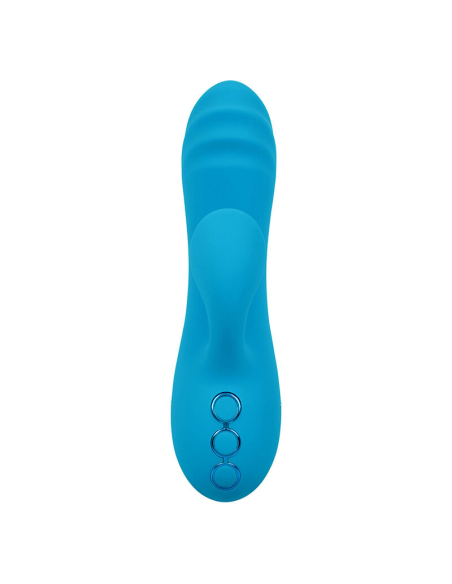 CALEXOTICS - SUNSET BEACH SEDUCER VIBRADOR Y ESTIMULADOR 10 FUNCIONES AZUL
