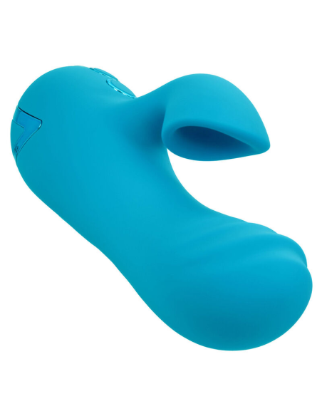 CALEXOTICS - SUNSET BEACH SEDUCER VIBRADOR Y ESTIMULADOR 10 FUNCIONES AZUL