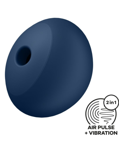SATISFYER - AIR POWER 4 ESTIMULADOR and VIBRADOR 12 VIBRACIONES AZUL