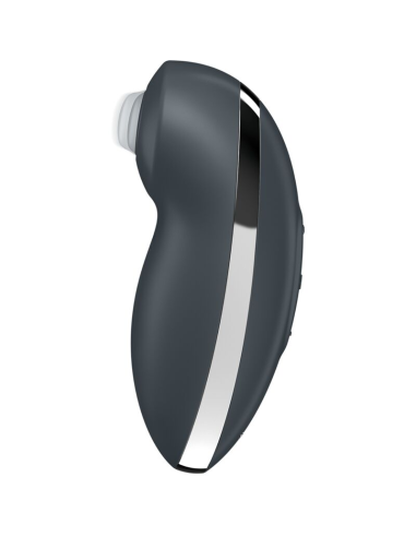 SATISFYER - TAP and CLIMAX 2 VIBRADOR and ESTIMULADOR GRIS