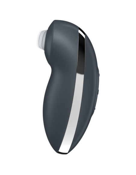 SATISFYER - TAP and CLIMAX 2 VIBRADOR and ESTIMULADOR GRIS