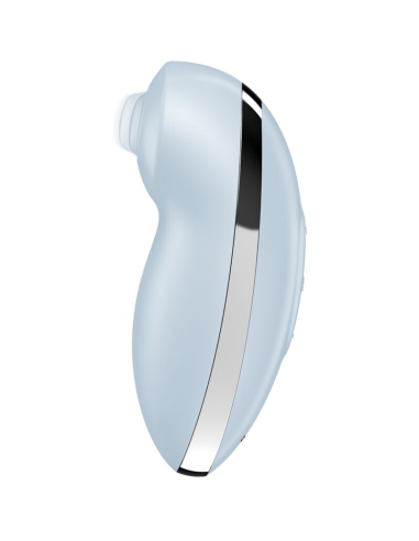SATISFYER - TAP and CLIMAX 2 VIBRADOR and ESTIMULADOR AZUL