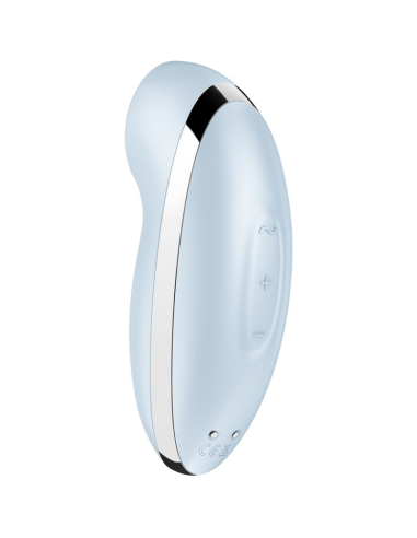 SATISFYER - TAP and CLIMAX 2 VIBRADOR and ESTIMULADOR AZUL