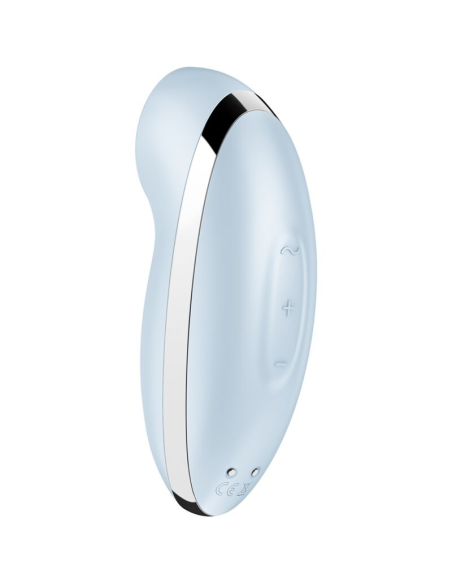 SATISFYER - TAP and CLIMAX 2 VIBRADOR and ESTIMULADOR AZUL