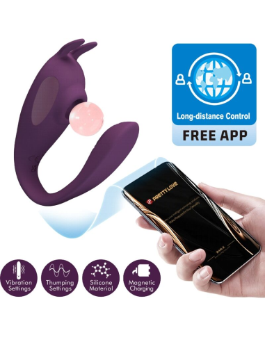 PRETTY LOVE - SHEY ESTIMULADOR and VIBRADOR APP GRATUITA LARGA DISTANCIA MORADO