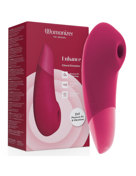 WOMANIZER - ENHANCE ESTIMULADOR DE CLITORÍS ROSA VIBRANTE
