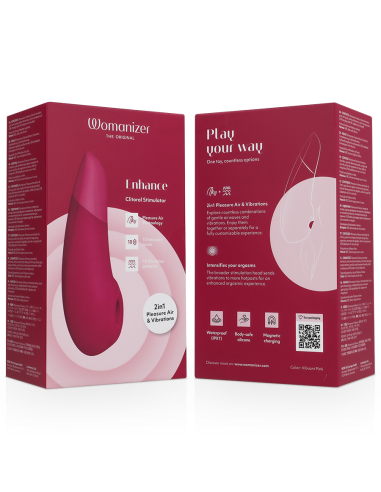 WOMANIZER - ENHANCE ESTIMULADOR DE CLITORÍS ROSA VIBRANTE