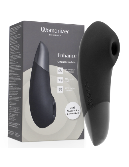 WOMANIZER - ENHANCE ESTIMULADOR DE CLITORÍS NEGRO
